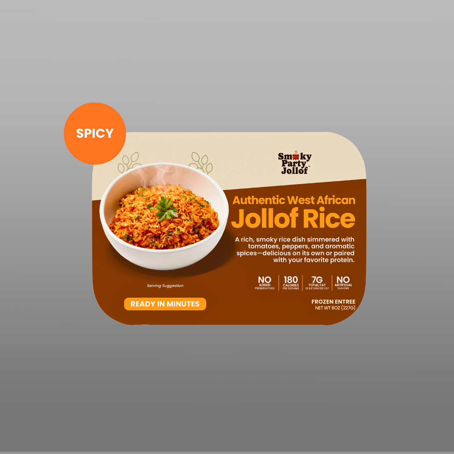 Smoky Party Jollof - Spicy (Bold heat, smoky, party-style)