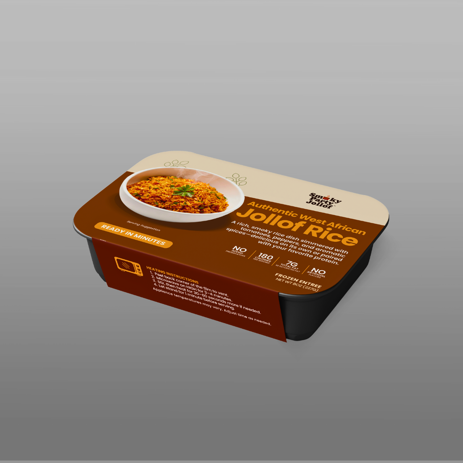 Smoky Party Jollof - Mild (Smooth, rich, family-friendly)